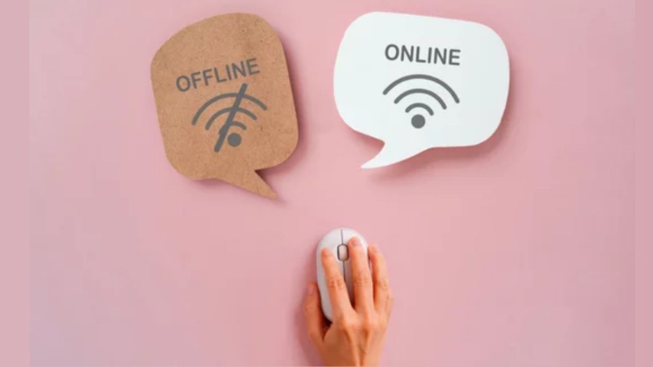 communication offline et online